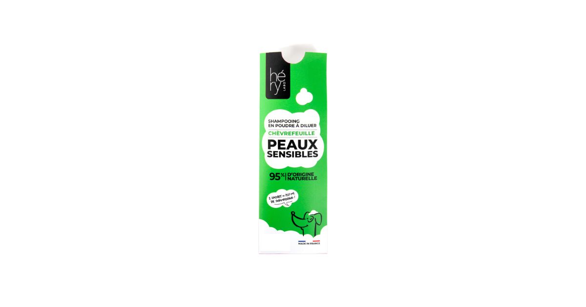 Shampoing ecologique peaux sensibles en poudre