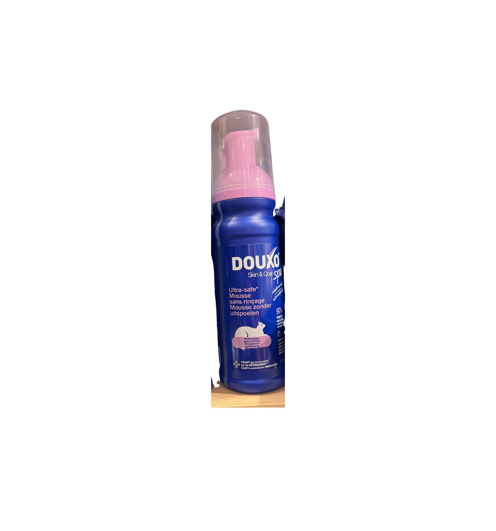 Douxo - Mousse nettoyante sans rincage pour chat