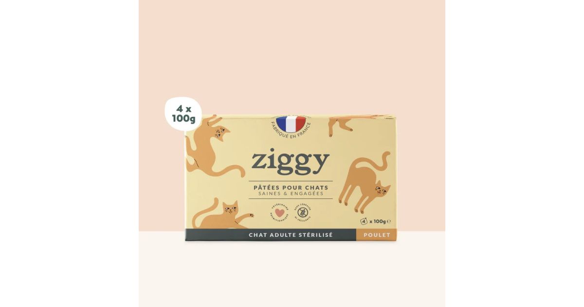 Pâtée Complète Chat Adulte Stérilisé - Poulet 4x100g
