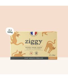 Pâtée Complète Chat Adulte Stérilisé - Poulet 4x100g