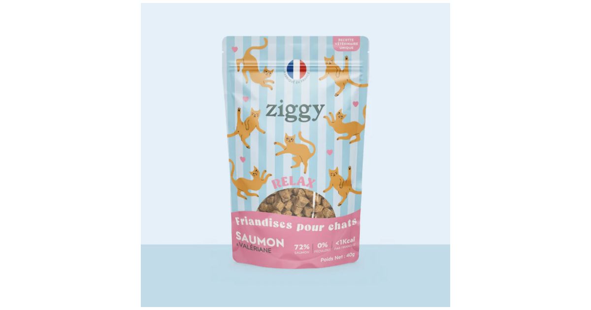 Friandises RELAX Saumon & Valériane 40g