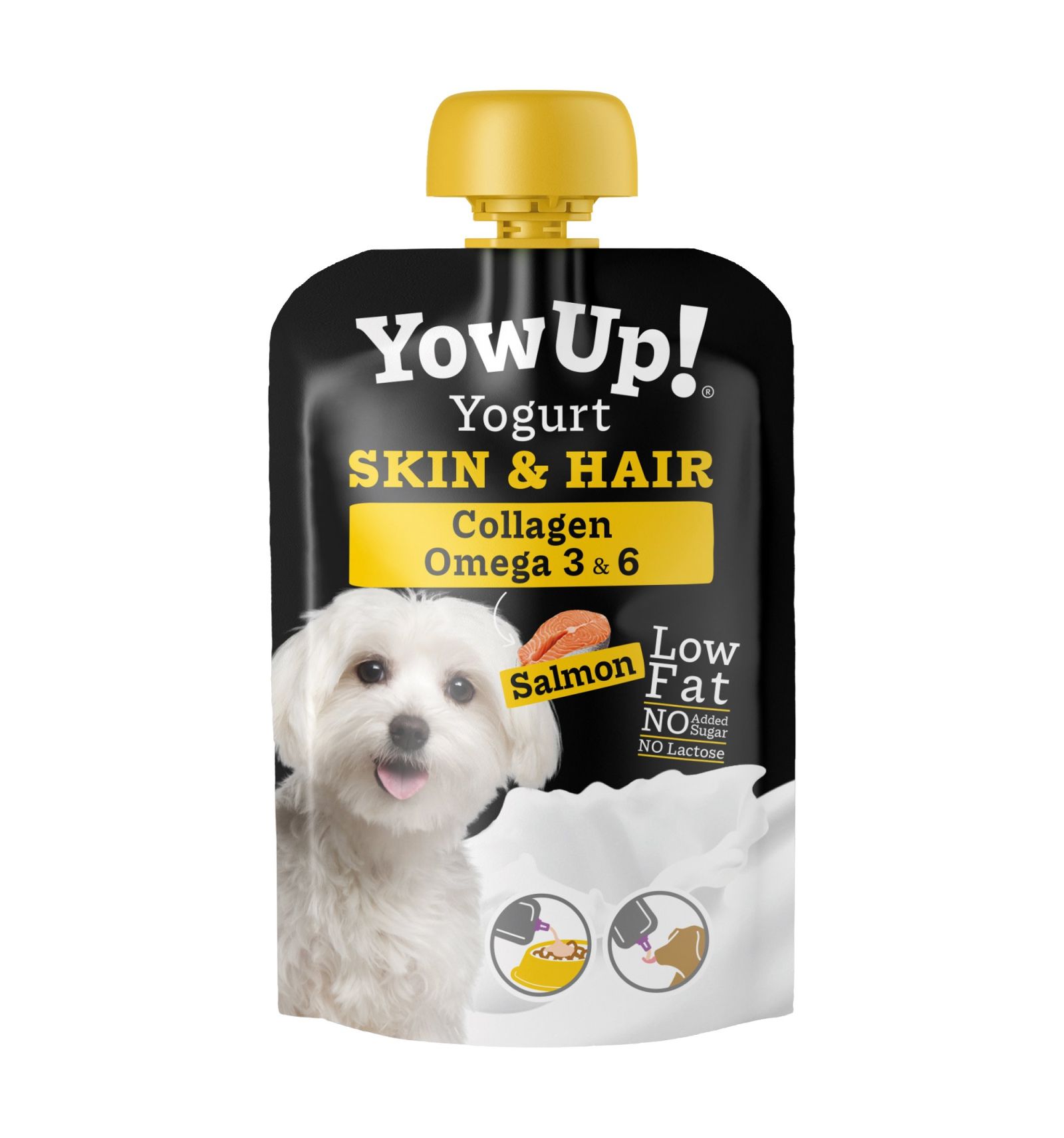 Yow Up - Yahourt pour chiens 0% - Skin & Hair 