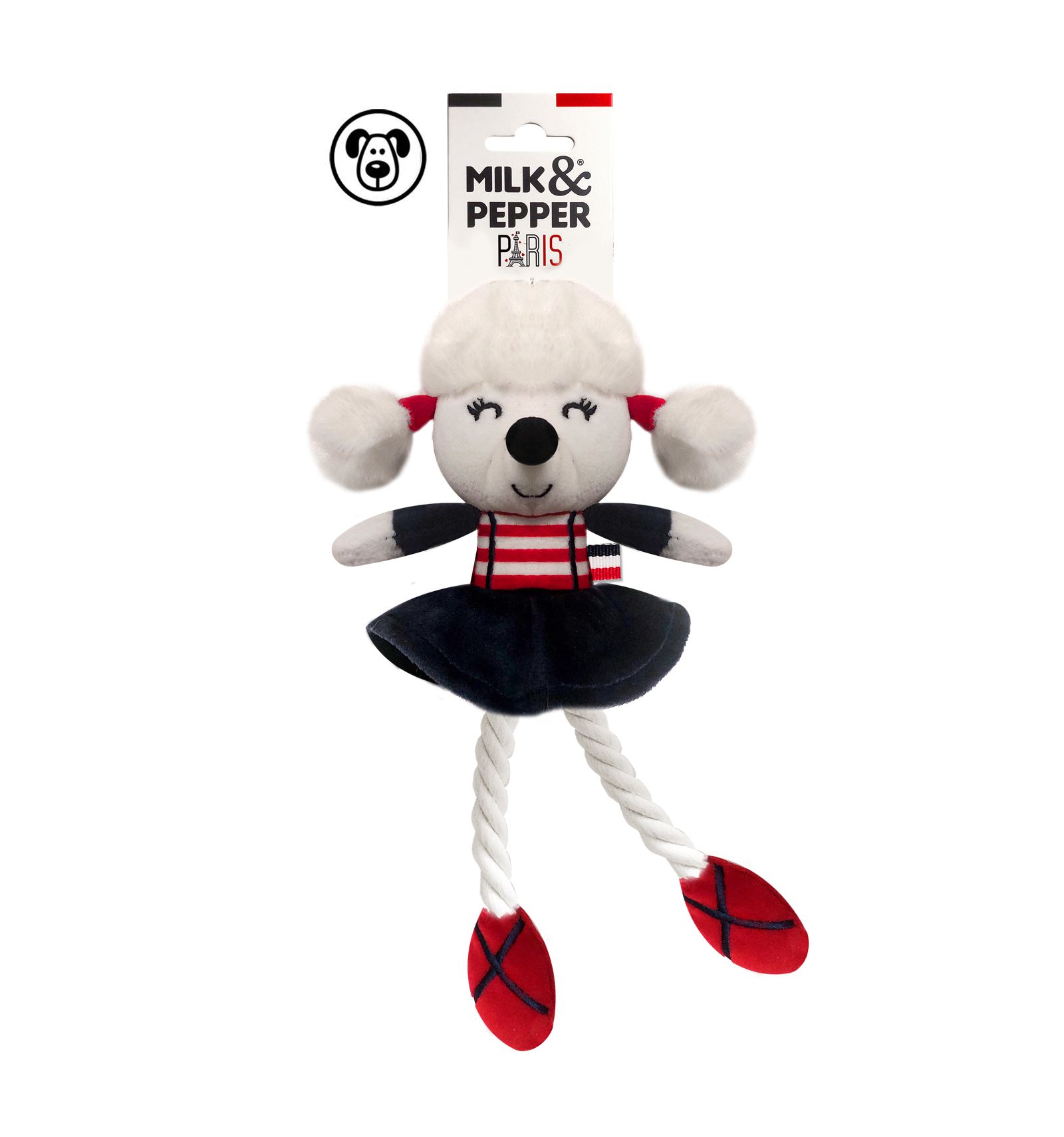 BLANCHE Ballerine Parisienne Tricolore