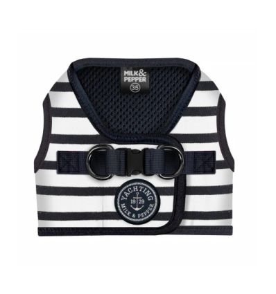 Harnais rayé blanc marine LOAN