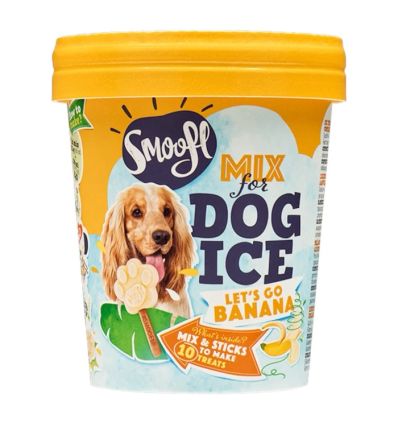 Glace a la banane pour chien