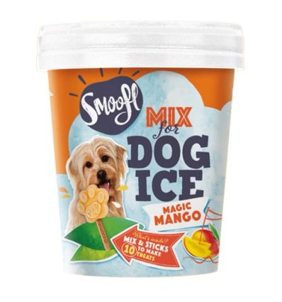 Glace a la mangue pour chien