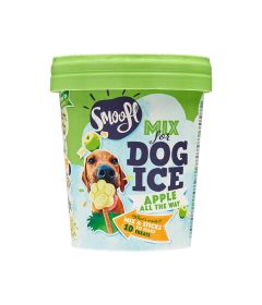 Glace a la pomme pour chien