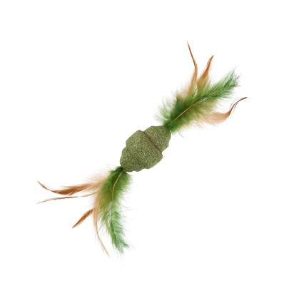 Jouet chat Big losange double plumes HC