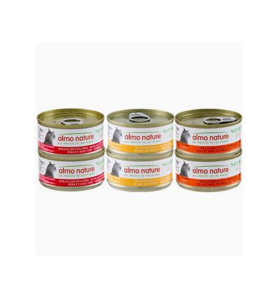Almo Nature - HFC Natural - Multi Boites Poulet 6x70g