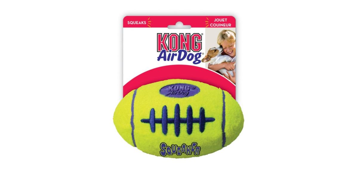 Kong Airdog Squeaker Football