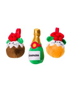 Xmas Cake and Fizz for cats