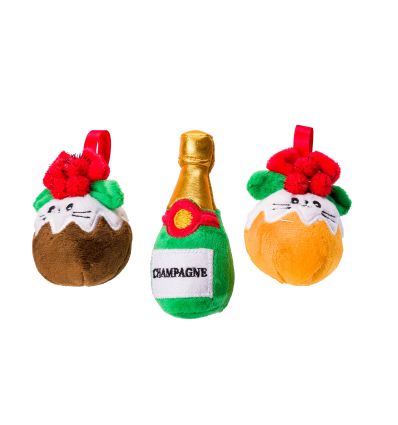 Xmas Cake and Fizz for cats