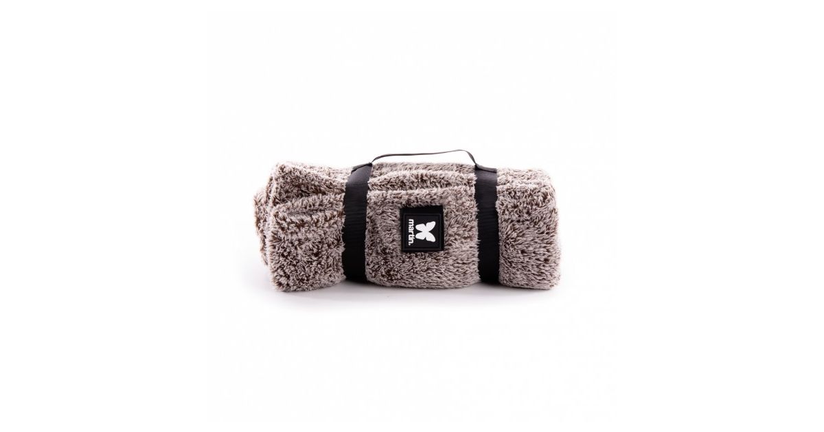 Plaid Doudouzen 1m Marron