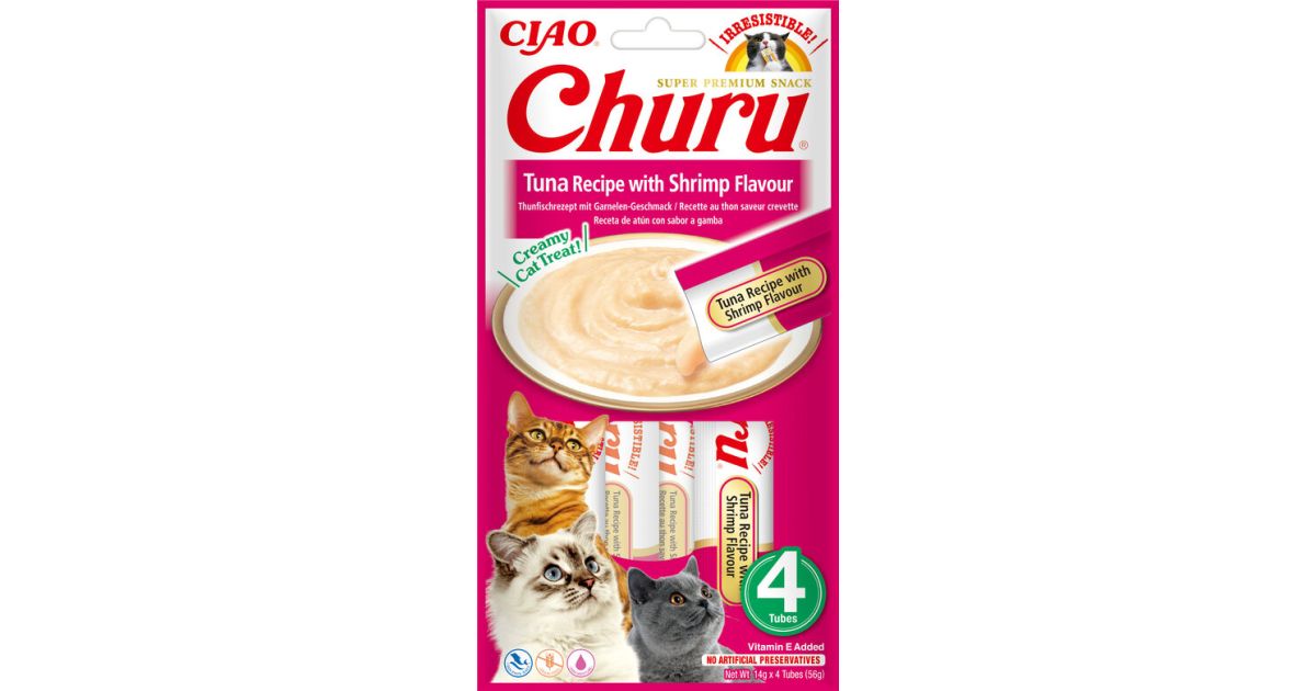 Churu - Friandise Liquide (Thon Crevettes)