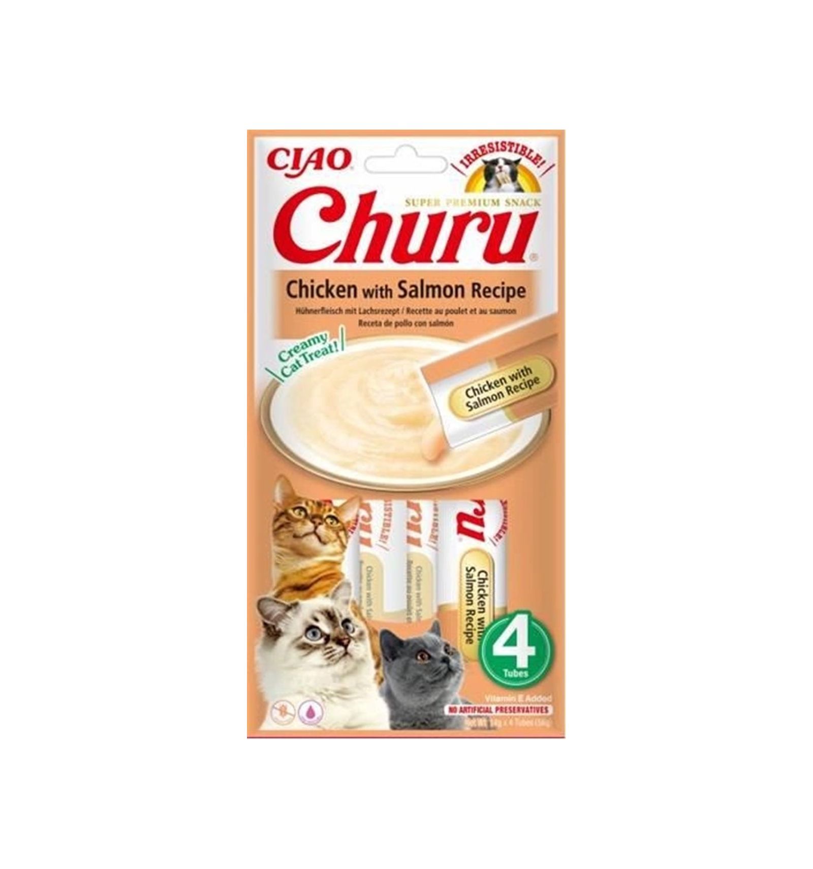 Churu - Friandise Liquide (Saumon Poulet)