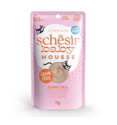 Schesir - Baby Mousse Saumon et poulet