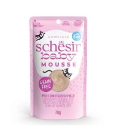 Schesir - Baby Mousse Poulet et foie de poulet