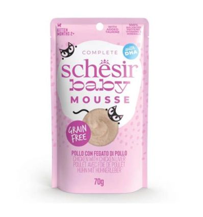 Schesir - Baby Mousse Poulet et foie de poulet