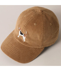 Casquette Beagle en Velours