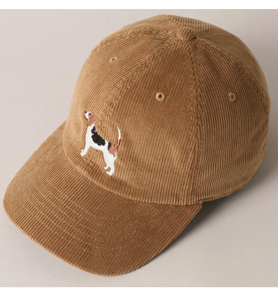 Casquette Beagle en Velours