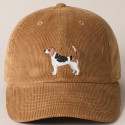 Casquette Beagle en Velours