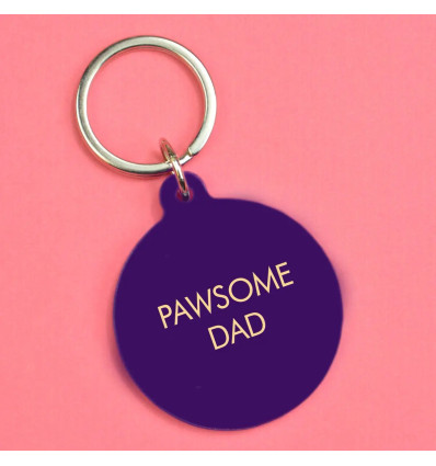 Porte clés - Pawsome Dad