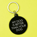 Porte clés - My dog is better than your dog