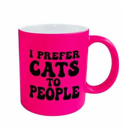 Mug - I prefer cats to people