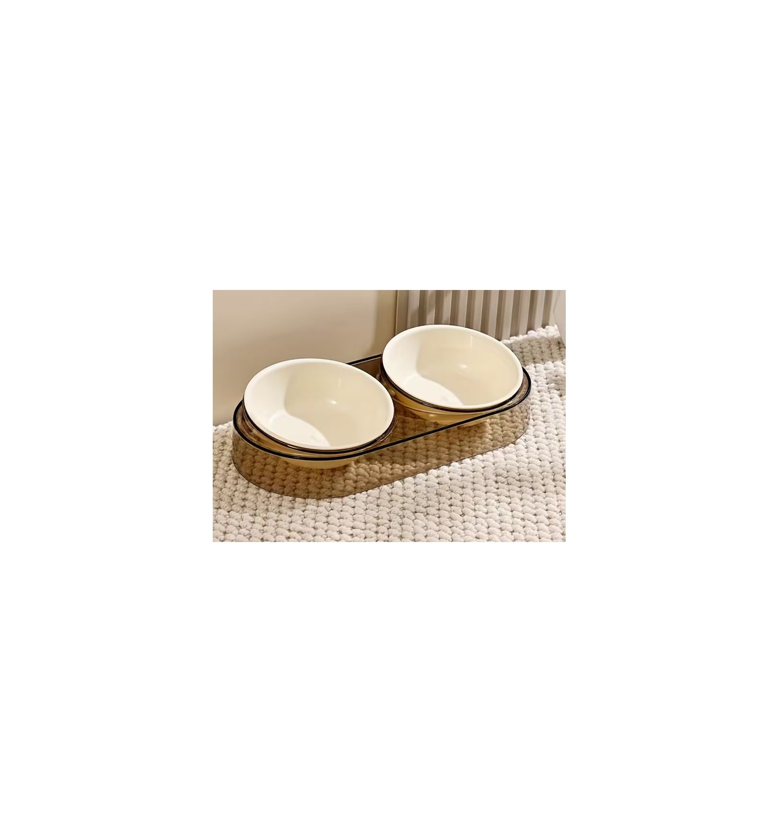 Gamelle double transparente