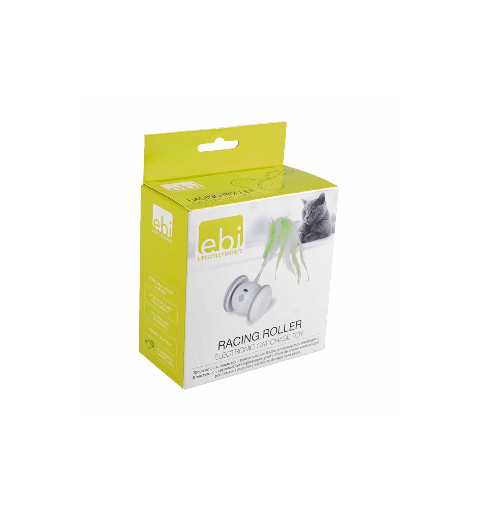 Jouet pour chat racing roller
