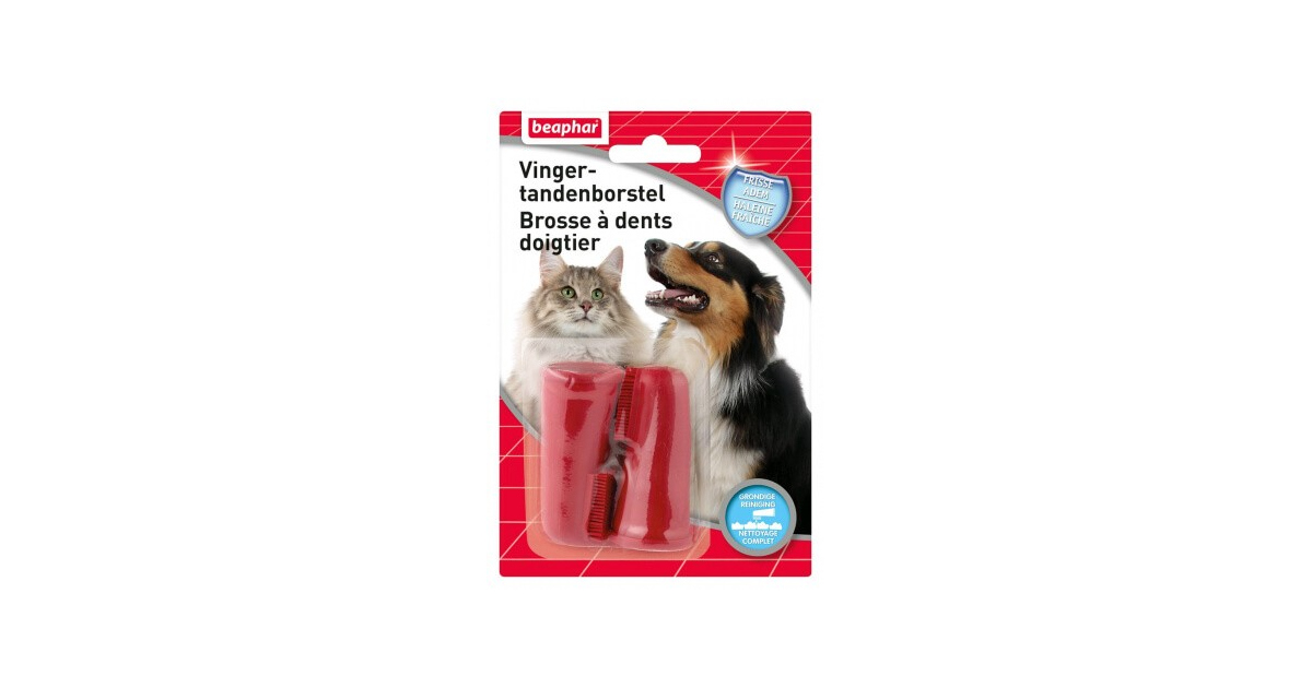 Soin pour chat & chien: Doigtier / brosse