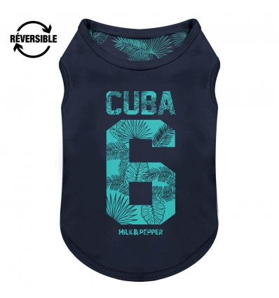 T-shirt pour chiens - T-Shirt Cuba réversible Milk & Pepper - 2