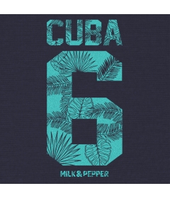 T-shirt pour chiens - T-Shirt Cuba réversible Milk & Pepper - 4