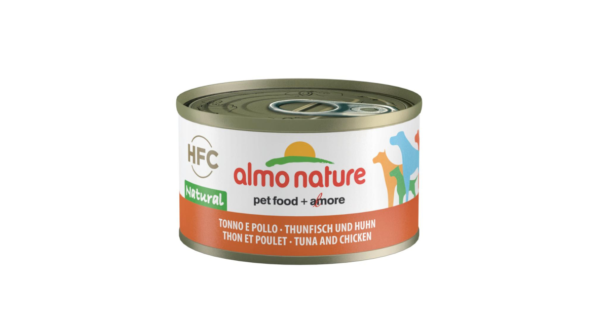 Pâtée pour chat Almo Nature - Boîte HFC Natural Poulet Thon Almo Nature - 1