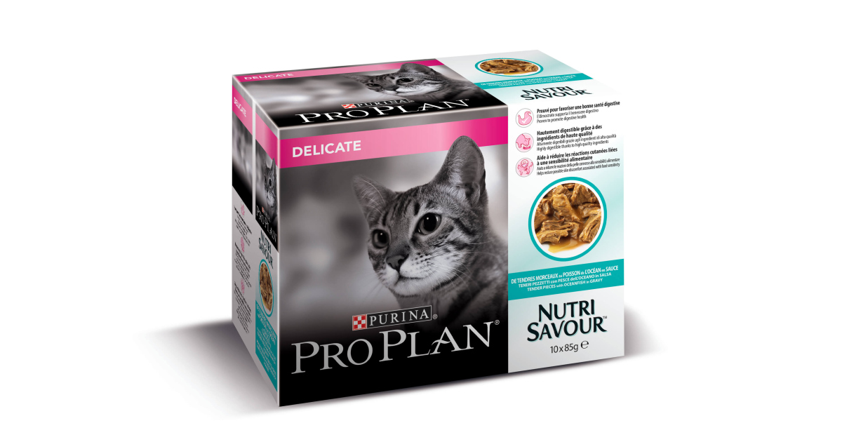 Purina pro Plan - Nutrisavour DELICATE en sauce poisson de l'océan Purina Pro Plan - 1