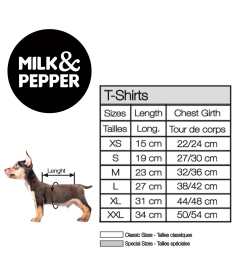 T-shirt pour chiens - T-Shirt Jerry Milk & Pepper - 4
