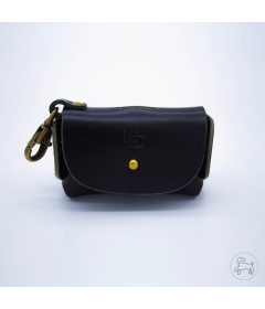 Etui en cuir pour sac propreté en laiton Urban Cam - 1