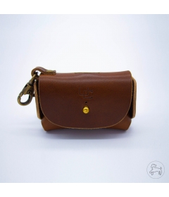 Etui en cuir pour sac propreté en laiton Urban Cam - 2