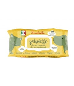 Lingettes nettoyantes Aloe Vera et Camomille x40 Ferribiella - 1