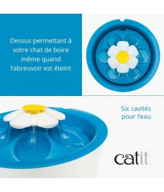 Fontaine Led Blue Flower 3L Catit - 7