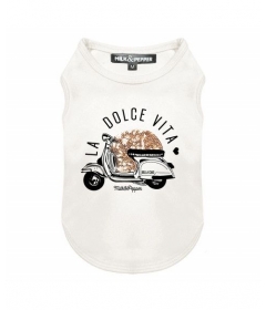 T-shirt pour chiens - Tee-Shirt Paradisio Milk & Pepper - 1