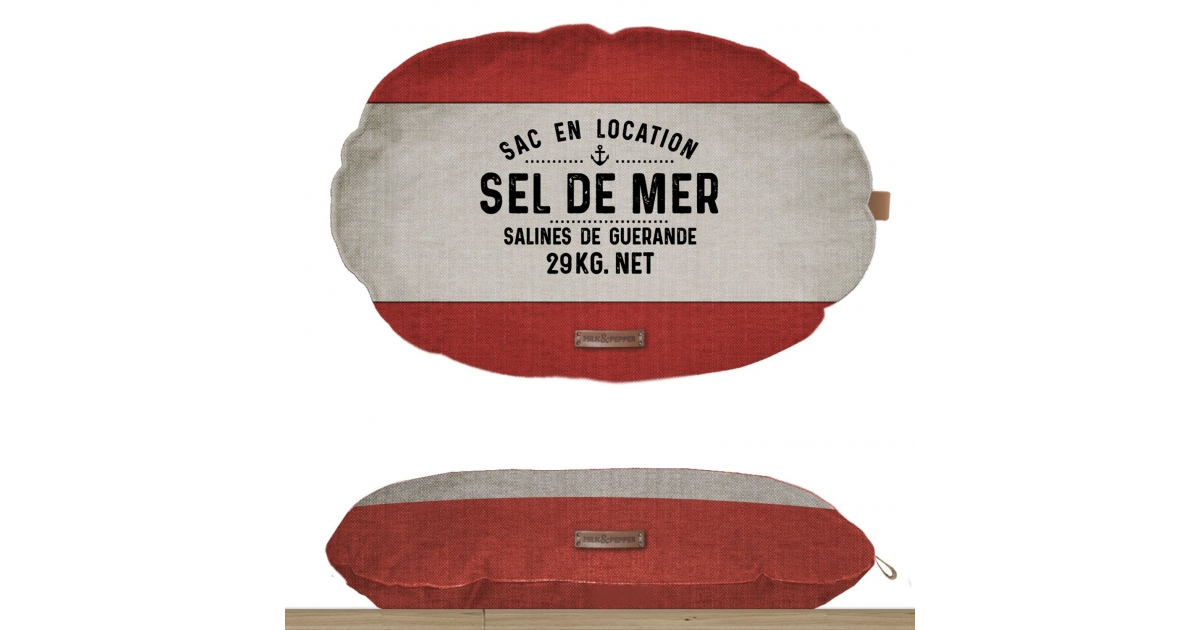 Couchage pour chiens - Coussin Ovale Sel de mer Milk & Pepper - 3