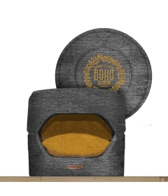 Maison Ronde 2 Positions Boho Milk & Pepper - 3