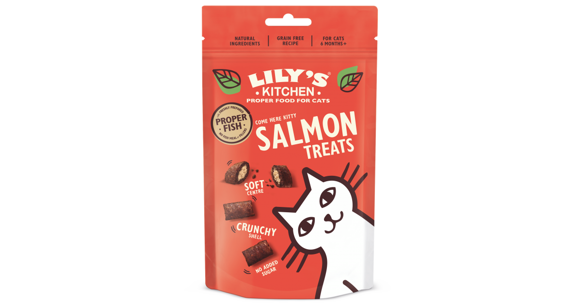 Friandises pour chats Lily's Kitchen - Cat Salmon Treats - friandises chat Saumon Lily's Kitchen - 1