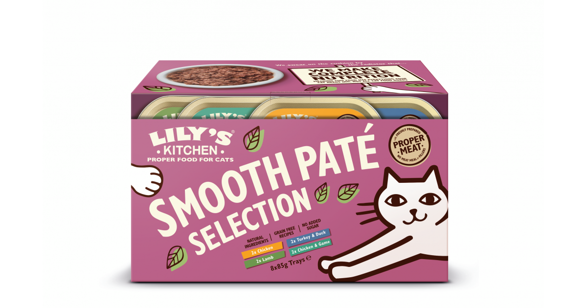 Pâtées pour chats Lily's Kitchen - MultiPack Smooth paté x8 (varié) Lily's Kitchen - 1