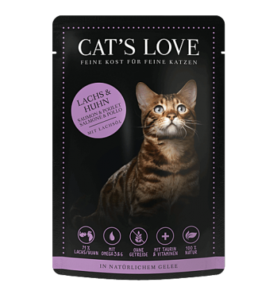 Cat's Love - Sachet Saumon Poulet Cat's Love - 2