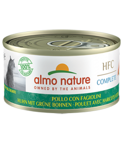 Boîte HFC Complete poulet haricots verts Almo Nature - 1