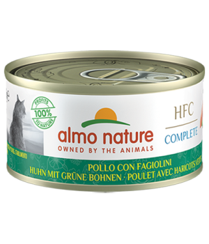 Boîte HFC Complete poulet haricots verts Almo Nature - 1