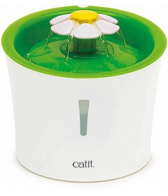 Accessoire de repas pour chiens et chats - Fontaine Led Green Flower 3L Catit - 1