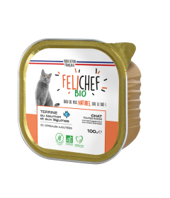 Canichef - Terrine au saumon et légumes Bio Canichef / Felichef - 1